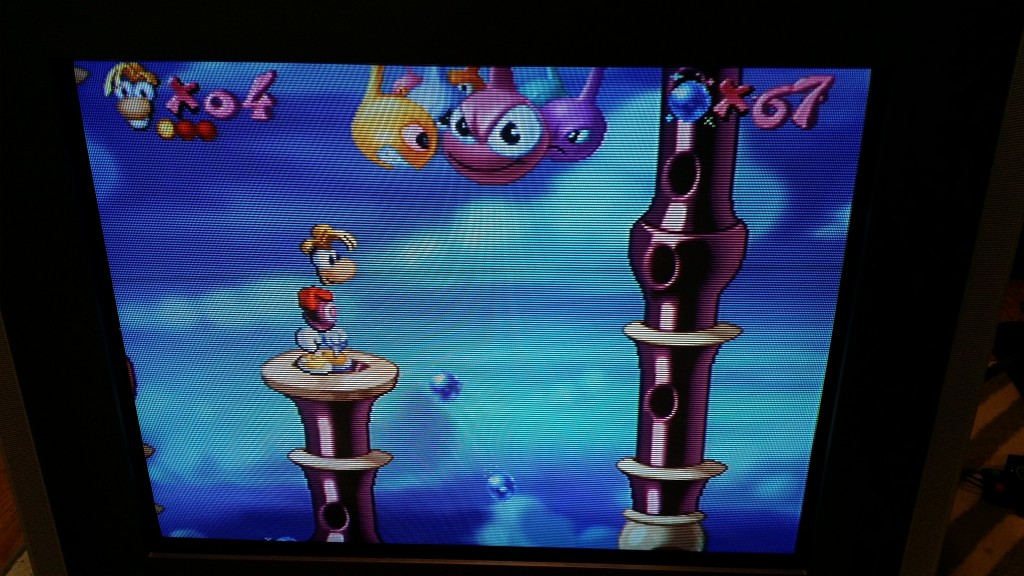 Saturn is a powerhouse for 2D games. Rayman never looked so good.